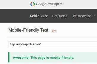 google mobile update