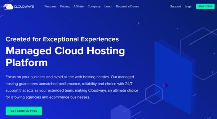 Cloudways managed hosting