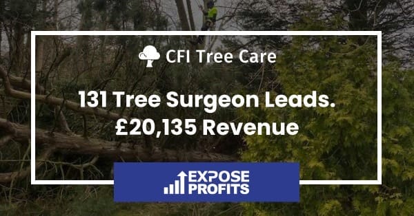 tree surgeon leads uk case study